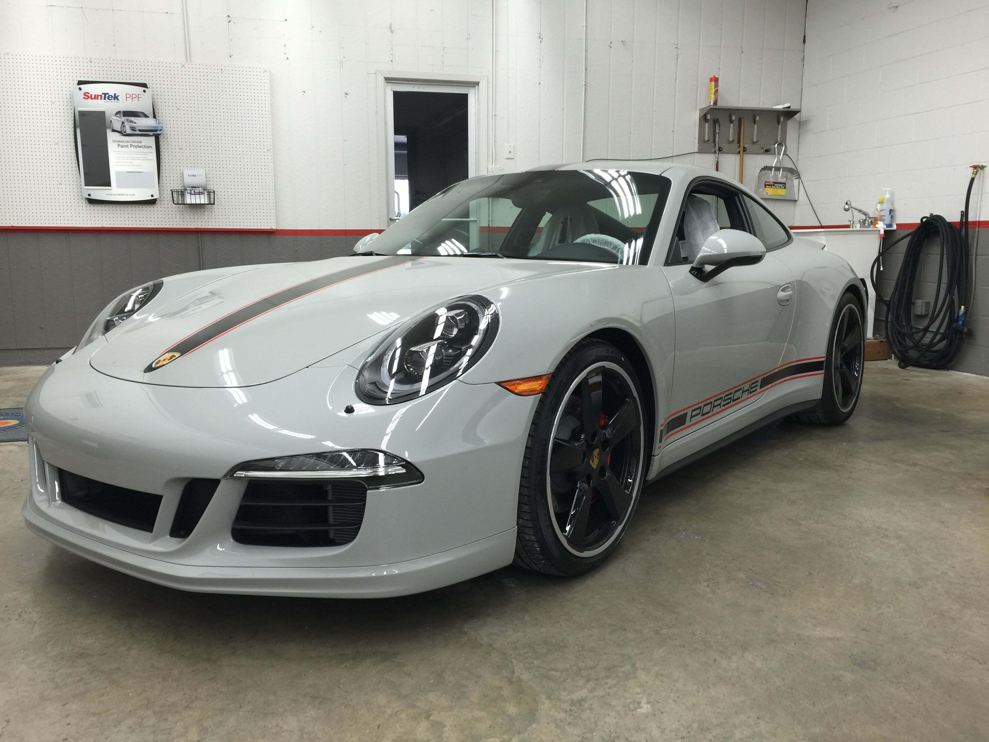 Porsche with Paint Protection applied